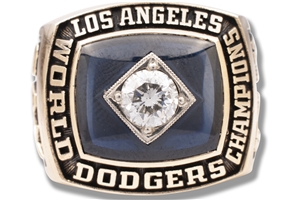 Steve Saxs 1981 Los Angeles Dodgers World Series Champions 14K Gold Ring – Sax Collection