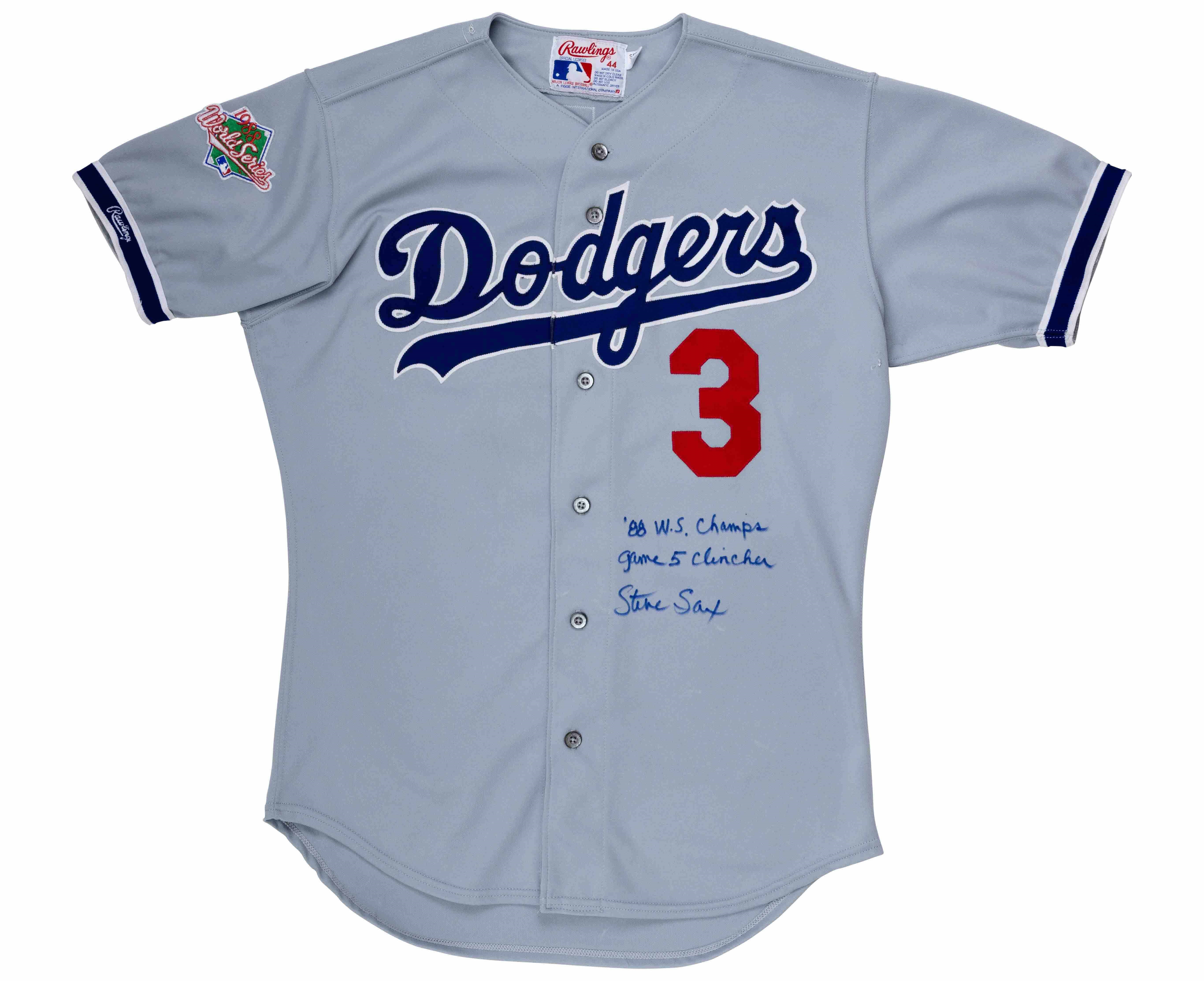 Tommy lasorda Autographed Los Angeles Gray Baseball Jersey (PSA)