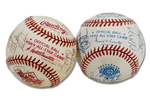 Steve Saxs 1989 & 1990 American League All-Star Team Signed Official ASG Baseballs (60 Total Autos.) – Sax Collection, PSA/DNA LOAs