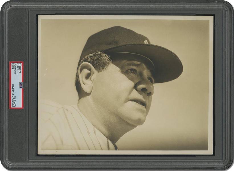Iconic 1942 Babe Ruth Pride of the Yankees Original Photograph - PSA/DNA Type 1 