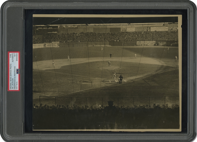 Scarce 1917 Chicago White Sox World Series Action Shot Original Photograph - PSA/DNA Type 1 
