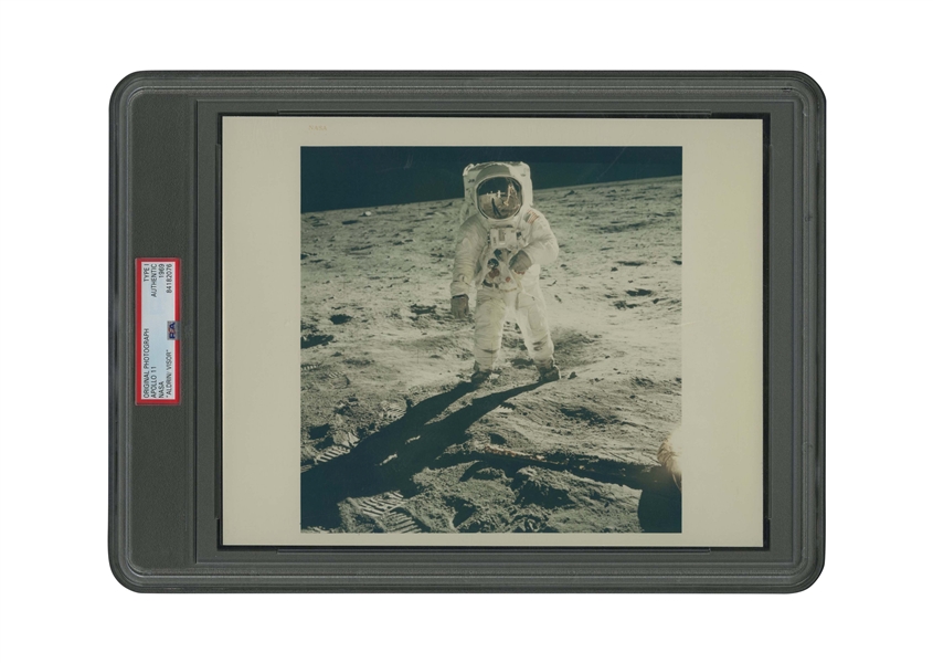 Impressive 1969 Nasa Apollo 11 Original Photograph (1st Spaceflight To Land Men On The Moon!) – PSA/DNA Type 1