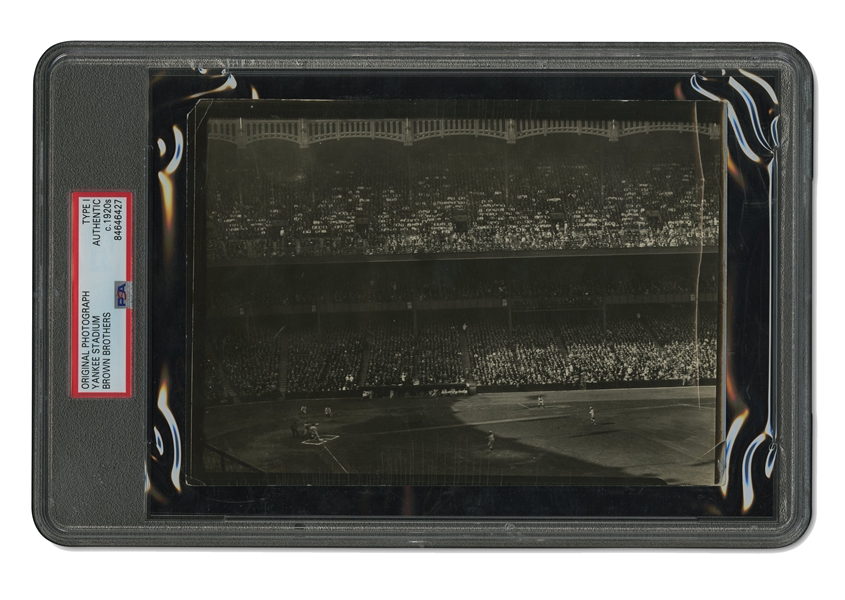 1920s Yankee Stadium Brown Brothers Original Photograph – PSA/DNA Type 1