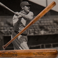 1922-25 Babe Ruth New York Yankees Hillerich & Bradby Professional Model Game Used Bat (AL MVP & 1st Yankees World Championship Era) – PSA/DNA GU 8.5