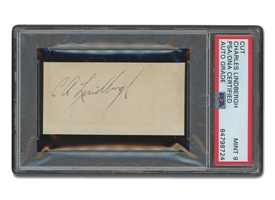 Charles Lindbergh Cut Signature – PSA/DNA 9 Auto.