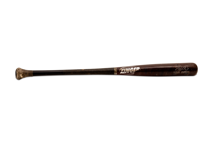 2006-07 Miguel Cabrera Florida Marlins Game Used Zinger Professional Model Bat – PSA/DNA GU 10