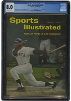 June 4, 1962 Sports Illustrated "Pennant Hopes in San Francisco" Willie Mays Cover – CGC 8.0 (Pop 2, Only Two Higher!)
