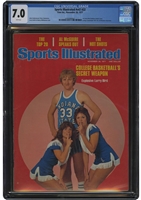 Nov. 28, 1977 Sports Illustrated "College Basketballs Secret Weapon" Larry Bird First Cover – CGC 7.0