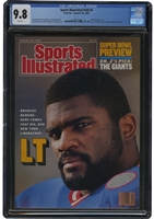 Jan. 26, 1987 Sports Illustrated "LT" Lawrence Taylor First Cover – CGC 9.8 (Stands Alone as Highest Graded!)