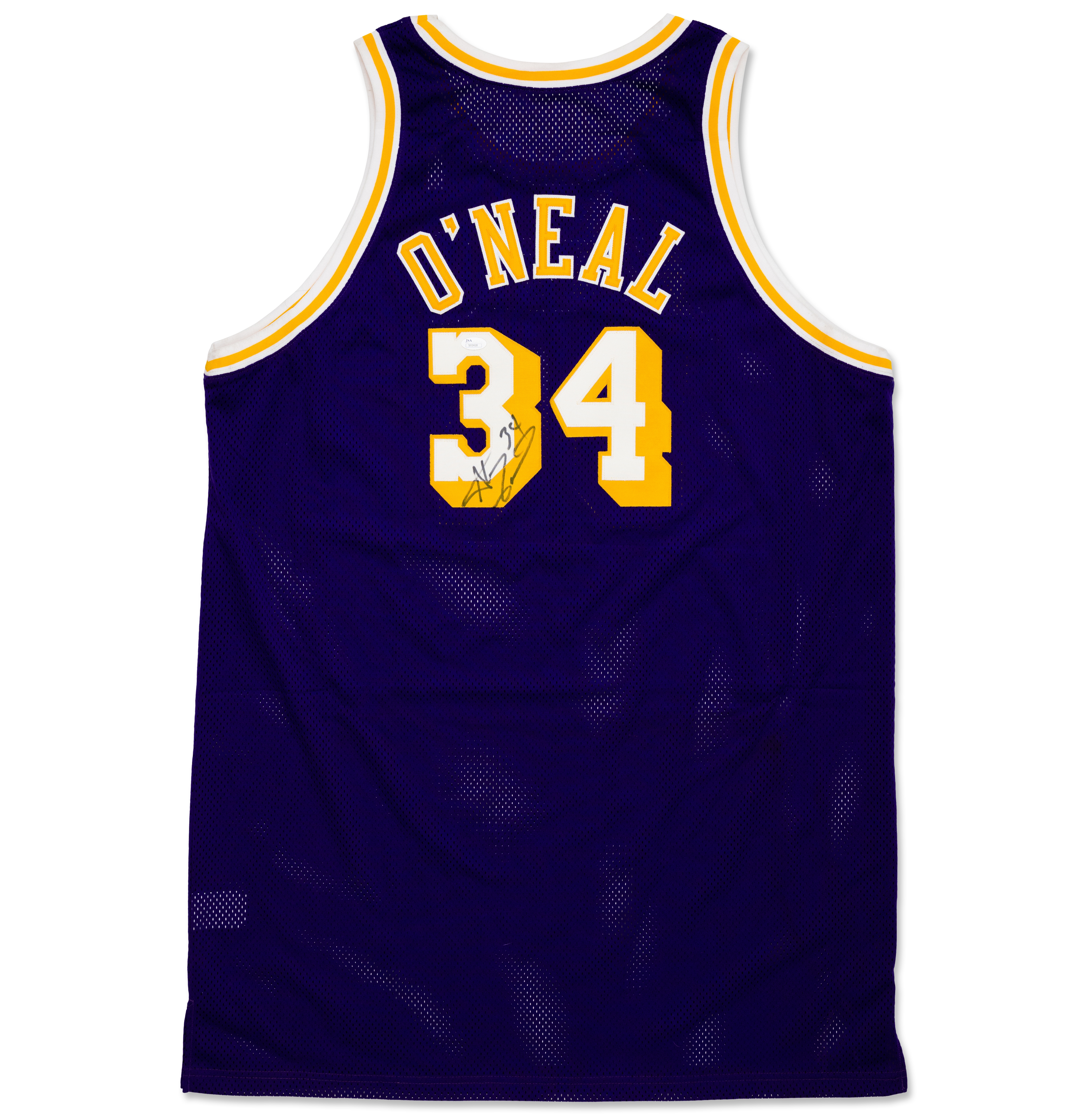 1997-98 Shaquille O'Neal Game Worn Los Angeles Lakers Jersey with, Lot  #83005