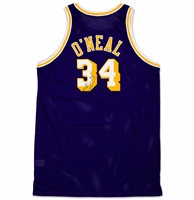 1997-98 Shaquille ONeal Signed Los Angeles Lakers Game Worn Road Jersey (Hobby Fresh from Original Source!) – MEARS A10, Forum Staff Provenance & PSA/DNA LOA