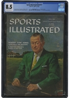 April 6, 1959 Sports Illustrated Bobby Jones (His Only SI Cover) – CGC 8.5 (Pop 1, Just One Higher!)
