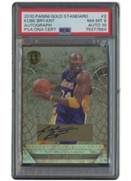 2010 Panini Gold Standard #2 Kobe Bryant Autograph (LE 51/75) – PSA NM-MT 8, PSA/DNA 10 Auto.