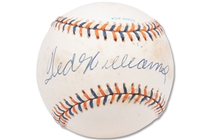 Ted Williams Autographed Official 1992 MLB All-Star Game Baseball – PSA/DNA LOA