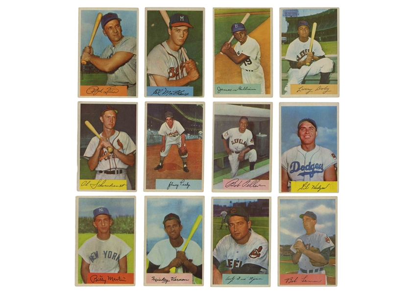 1954 Bowman Baseball Partial Set (100/224)