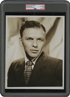 1949 Frank Sinatra Original Photograph (Crystal Clear Portrait!) from RKO Radio Pictures – PSA/DNA Type 1