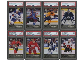 2015 Upper Deck Hockey Young Guns (201-250) Complete Run (All PSA Graded) with Connor McDavid Rookie (PSA MINT 9)