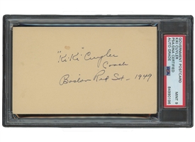 1949 Kiki Cuyler Signed & Inscribed Government Postcard – PSA/DNA MINT 9