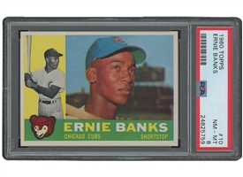 1960 Topps #10 Ernie Banks – PSA NM-MT 8