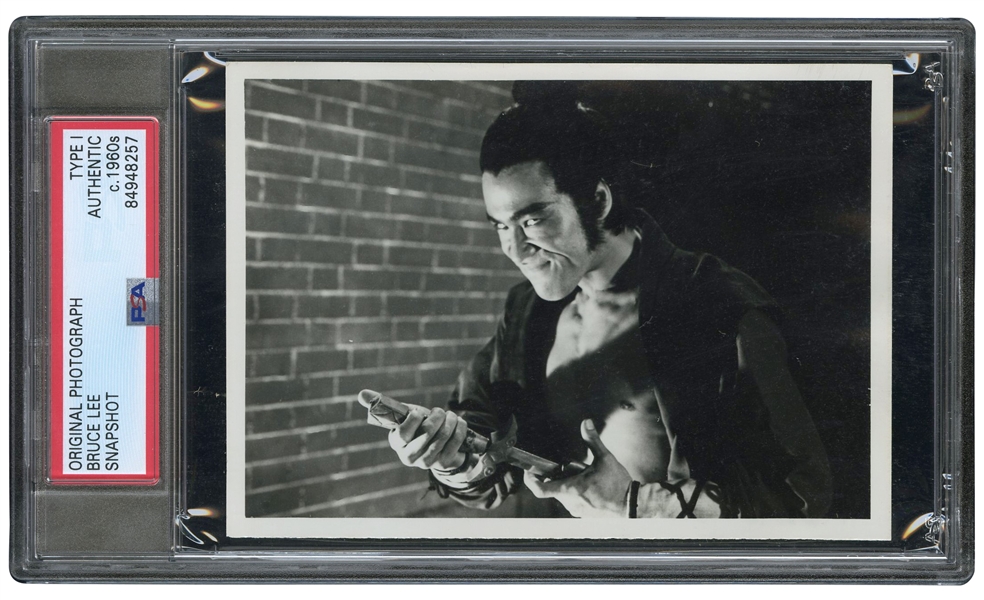 Super Scarce 1969 Bruce Lee Original Snapshot Photo from Never Released Film "Blind Swordsman" – PSA/DNA Type 1