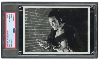 Super Scarce 1969 Bruce Lee Original Snapshot Photo from Never Released Film "Blind Swordsman" – PSA/DNA Type 1