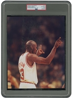 1992 Michael Jordan (Conducting Another Masterpiece) Original Photograph by Stephen Green – PSA/DNA Type 1