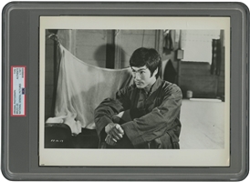 1971 Bruce Lee Original Photograph (Candid on Movie Set) – PSA/DNA Type 1
