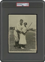 1931 Mr. & Mrs. Babe Ruth Original Photograph – PSA/DNA Type 1