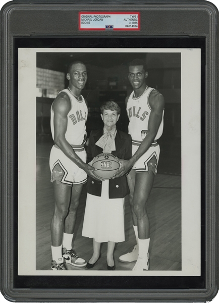 C. 1985 Michael Jordan Chicago Bulls Rookie Original Photograph – PSA/DNA Type I