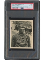 1936 Berlin Olympischen Speilen Presse-Bild-Zentrale Braemer & Güll #38 Jesse Owens – PSA VG-EX 4 (Highest PSA Graded!)