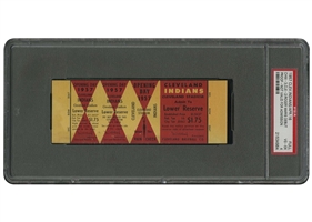 4/16/1957 Roger Maris MLB Debut Full Proof Ticket (No Valid Fulls in Entire Pop) – PSA VG-EX 4