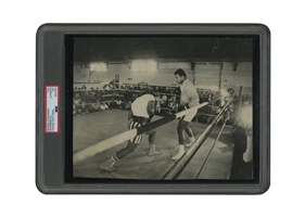 1971 Muhammad Ali (Training) Original Photograph – PSA/DNA Type 1
