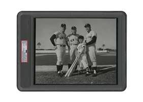 1962 Mickey Mantle & Roger Maris "Safe At Home" Original Photograph from Columbia Pictures – PSA/DNA Type 1