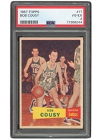 1957 Topps #17 Bob Cousy Rookie – PSA VG-EX 4