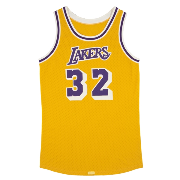 Early 1980s Magic Johnson Los Angeles Lakers Game Worn Home Jersey from Height of "Showtime" Era! – Naismith Basketball Hall of Fame LOA