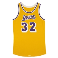 Early 1980s Magic Johnson Los Angeles Lakers Game Worn Home Jersey from Height of "Showtime" Era! – Naismith Basketball Hall of Fame LOA