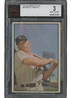 1953 Bowman Color #59 Mickey Mantle – BVG VG 3