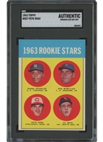 1963 Topps #537 Rookie Stars Pete Rose – SGC Authentic