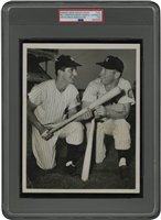 9/30/1952 Mickey Mantle & Billy Martin (1st Full Season for Both Players) Original Photograph – PSA/DNA Type 1