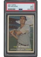 1957 Topps #1 Ted Williams – PSA MINT 9 (OC)