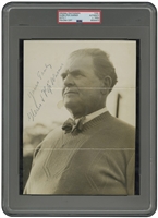 C. 1930s Glenn "Pop" Warner Signed & Inscribed Original Photograph – PSA/DNA 7 Auto & Type 1