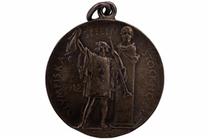1912 Stockholm Summer Olympic Games 2nd Place Winners Silver Medal