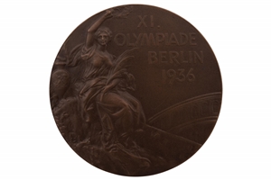 1936 Berlin Summer Olympic Games 3rd Place Winners Bronze Medal