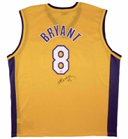 Kobe Bryant Autographed Los Angeles Lakers Home Jersey – PSA/DNA Authentic
