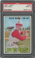 1967 Topps #430 Pete Rose – PSA Mint 9 (Only One Higher!)