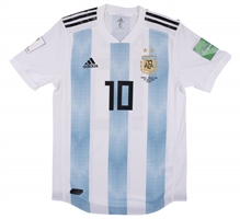 2018 Lionel Messi Argentina FIFA World Cup Match Jersey vs. France (First Matchup Against Mbappe) – MEARS LOA