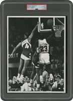 1989 Michael Jordan Original Photograph by Carl Sissac - PSA/DNA Type 1