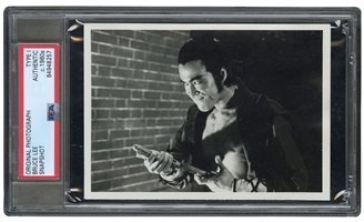 Rare 1969 Bruce Lee Original Snapshot Photo from Never Released Film "Blind Swordsman" – PSA/DNA Type 1