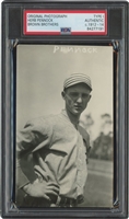 C. 1912-14 Herb Pennock Philadelphia Athletics (Rookie Era) Original Portrait Photograph from Brown Brothers Collection – PSA/DNA Type 1