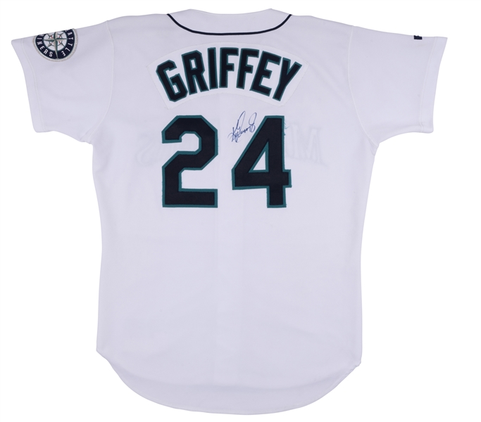 1998 Ken Griffey Jr. Autographed Seattle Mariners Game Worn Home Jersey (2nd Straight 56-Homer Season) – JSA & Griffey Jr. LOAs